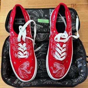 ALF Red Graffiti Sneakers